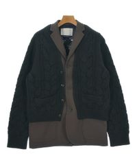 kolor カラー 21AW ケーブルニット ドッキングジャケット - メルカリ