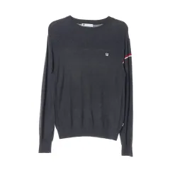 L FILAフィラ ゴルフ カシミアブレンド チャコール ニット セーターのサムネイル