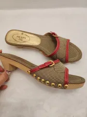 PRADA プラダ ジャガード サンダル サイズ36 傷なし A (正規品)