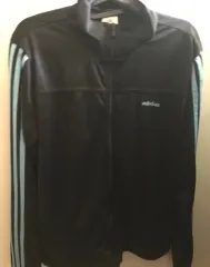 ヴィンテージ adidas アディダス ジップアップ ブルー
