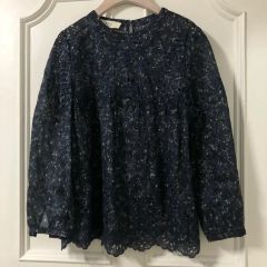 値下げ可】GREED INTERNATIONAL フラワー刺繍ブラウス - メルカリ