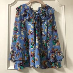 TNEWTIES 《新しいカーテンを取り付けて》 ライトブルー Mサイズ 