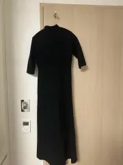 モックネックニットワンピース