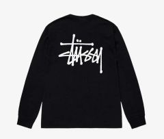 Stüssy ロンT 都市限定ロゴ（LA / ホノルル）ブラック/ホワイト - メルカリ
