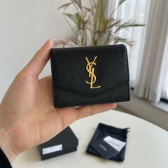 Saint Laurent】アップダウンコンパクト ウォレット - メルカリ