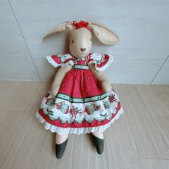 カントリードールうさぎラビット 作家 ビンテージ - メルカリ