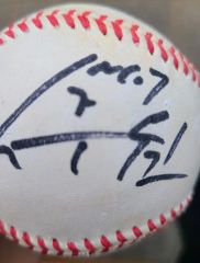 阪神タイガース 小林繁サイン入り野球ボール - メルカリ