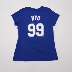 新品 レディースL) マジェスティック la ドジャーズ 류현진(HYUNJIN) 半袖Tシャツのサムネイル