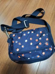 old gap shoulder bag ドット柄 水玉刺繍ロゴ | Mercari