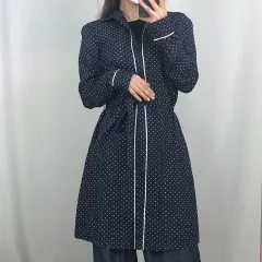 トミーヒルフィガー ネイビー ドット ONE PIECE XS 250527