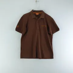 MERRELL メレル メンズ95 ブラウン 半袖 ポロTシャツ/ダークのサムネイル