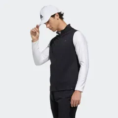 メンズ adidas ゴルフ 春夏用 クレーター ベスト 機能性 防風 ベスト ノースリーブ