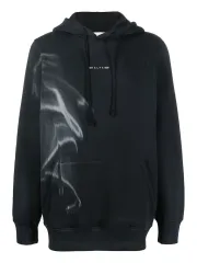 新品 1017 ALYX 9SM アリクス ブラック オーバーサイズ フーディー Tシャツ 黒 フーディー Mのサムネイル