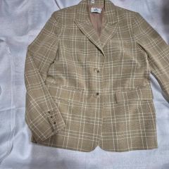 ヴィンテージ オールド クレージュ ジャケット コート チェック - メルカリ