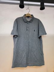 Polo Ralph Lauren 鹿の子ポロシャツ グレー L スリム 10s - メルカリ