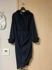 美品 マックスマーラ ピュア シルク ボウタイ シャツ ドレス Max Mara