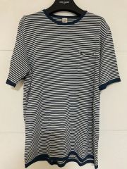 24364✨エルメス サマーニット Tシャツ ライン入り 綿100% L - メルカリ