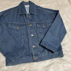 数量限定 JIMWAG ショートボムデニムジャケット ブルー 平成フラミンゴ