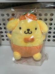 ポムポムプリン むにゅぐるみ マスコット フルーツ オレンジ 新品 レア