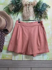 リネンハーフパンツ