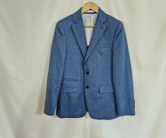 BlueGrigio RING JACKET 麻 リネン テーラードジャケット - メルカリ