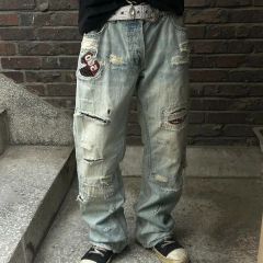 00s grunge denim ギャル男 裏原 y2k fade - メルカリ