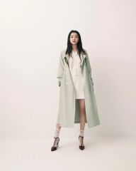 emmi meets aya】 撥水フーディーチェックロングコート - メルカリ