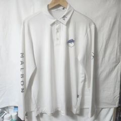 Malbon Golf ショートスリーブシャツ ネイビー 値下げ交渉可能 - メルカリ