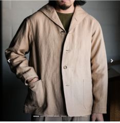 折って折ってJACKET LINENSILK SHAMBRAY ピスタチオ - メルカリ