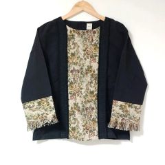 デザインワークス イエローパフスリーブブラウス 38 - メルカリ