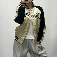 MLB 白スタジャン シカゴ スタジアム ジャケット 90 051405
