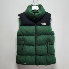 THE NORTH FACE ザノースフェイス 700 ヌプシ ダウンベスト アウター ジャケット ウィメンズ グリーン L