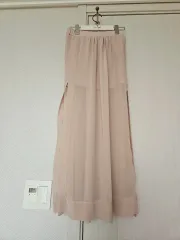 シフォンロングスカート