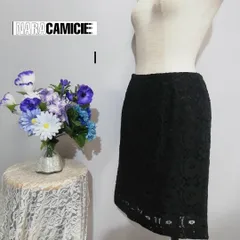 ナラカミーチェ　極上美品　ミニスカート　総レース　Мサイズ　黒色系