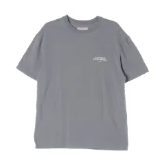 L vivastudio ロゴ グレー クルーネック 半袖 Tシャツのサムネイル