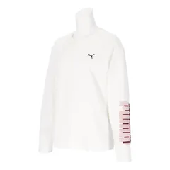 PUMA(プーマ) LOGO LAB MX LS Tシャツ スポーツスタイル ウェア Ｔシャツ 690130、(02)PUMAWHITE