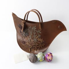 minä perhonen 鳥型トートバッグ ミントグリーン - メルカリ
