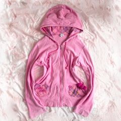 希少⭐️D&G ディーアンドジー ジップパーカー クロップド丈 Y2K
