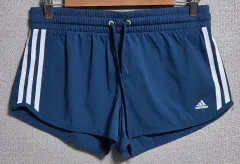 S (55) アディダス ブルー ウーブン ショーツ ハーフパンツ