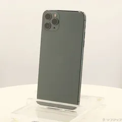 ソフマップ 〔中古品〕 iPhone11 Pro Max 512GB ミッドナイトグリーン MWHR2J／A SIMフリー【276】