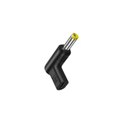 日本の中小企業 MSL FORCE USB-C to DC 変換アダプタ 【5V/9V/12V/15V/19.5V】3A 全30種 DC充電コード L字型 PD充電 3A Type-C 小型 90度 直角 (5.5x2.5(1個), 12V)