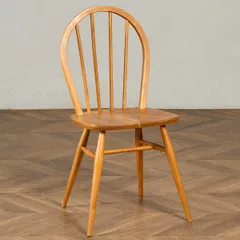 椅子・ソファ イギリス エルム アーコール ERCOL ヴィンテージ 4本 スポーク フープバックチェア ercol 椅子 ダイニングチェア 曲木椅子 材 天然木 英国 シンプル #98310 椅子・ソファ イギリス エルム アーコール ERCOL ヴィンテージ 4本