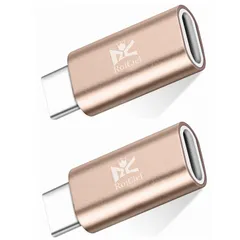 RoiCiel ライトニング タイプc 変換 変換アダプター PD18w対応 急速充電 データ転送 lightning usb-c 変換アダプタ アルミ合金 usb c 変換アダプタiPhone17/16/15 iPad スマホ typec ligh ...