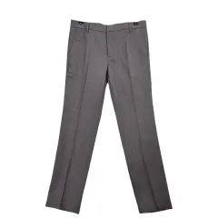 MIM グレー スラックス L コットン ブレンド
