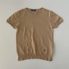 ポロラルフローレン 半袖ニット ポニー刺繍 ベージュ M サマーニットQR