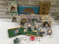 [R8-35] ◇ 중고 상품 함대 이쿠 쿤 함 이거 - 고무 열쇠 고리 ちょここ 피규어 핀 배지 등 세트