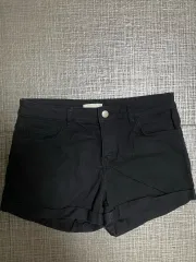 H&M 黒 ハーフパンツ