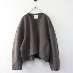美品 2024AW プラージュ Plage ハミルトン ミニマル ボレロ ｜モカブラウン 羽織り アウター ノーカラー 前開き 起毛【2400014935769】のサムネイル