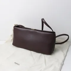 美品 プンティ PUNTI PORTRAIT ONE SHLD ポートレート ワンショルダーバッグ ｜ダークブラウン レザー 【2400014933475】のサムネイル