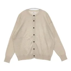 soil コットン ウール カシミヤ クルーネック カーディガン ベージュ レディース ソイル【中古】6-0420M∞のサムネイル
